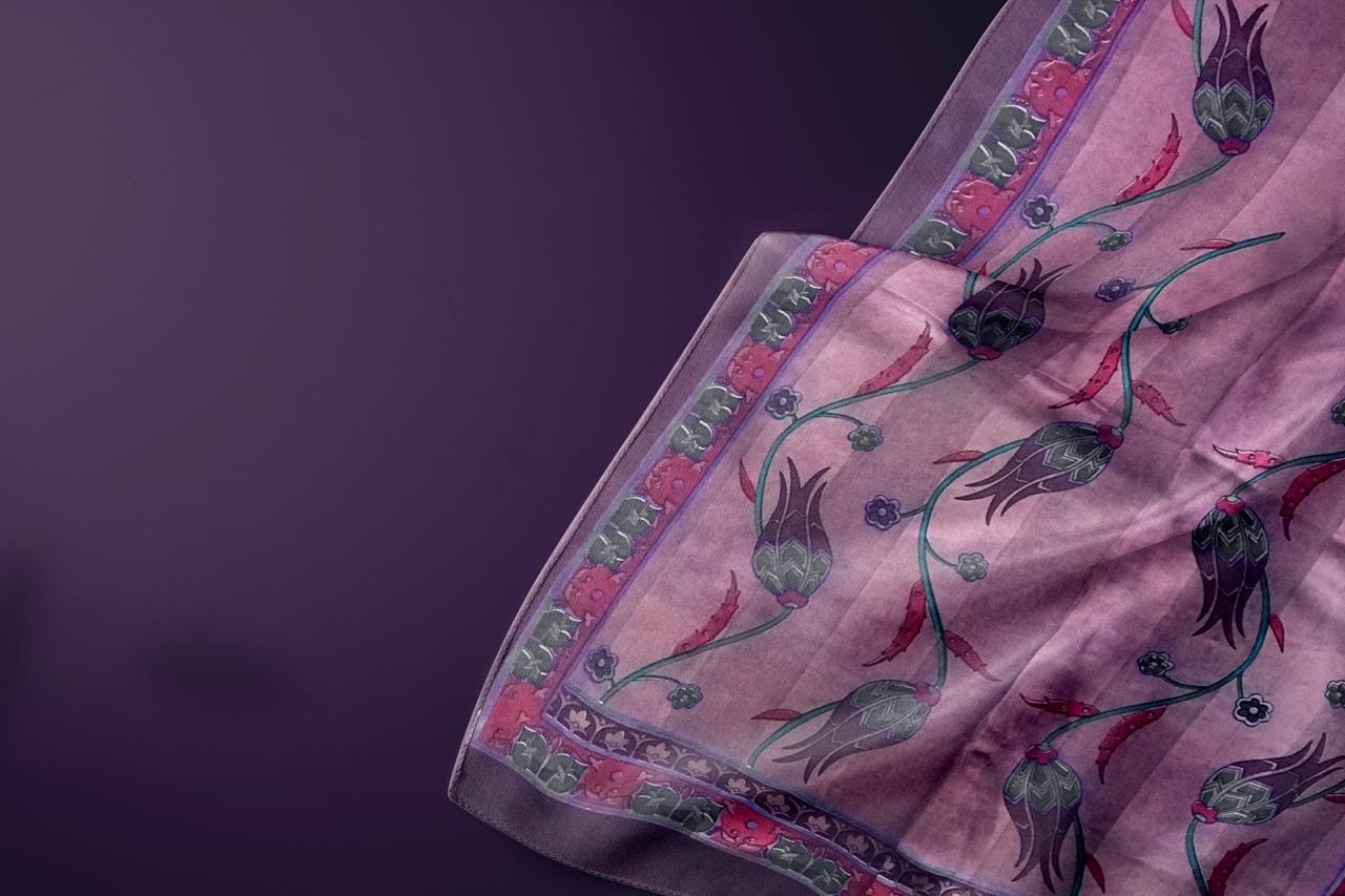 The Ottoman Floral Silk Hijab